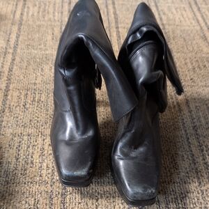 Steve Madden Black Heeled Boots